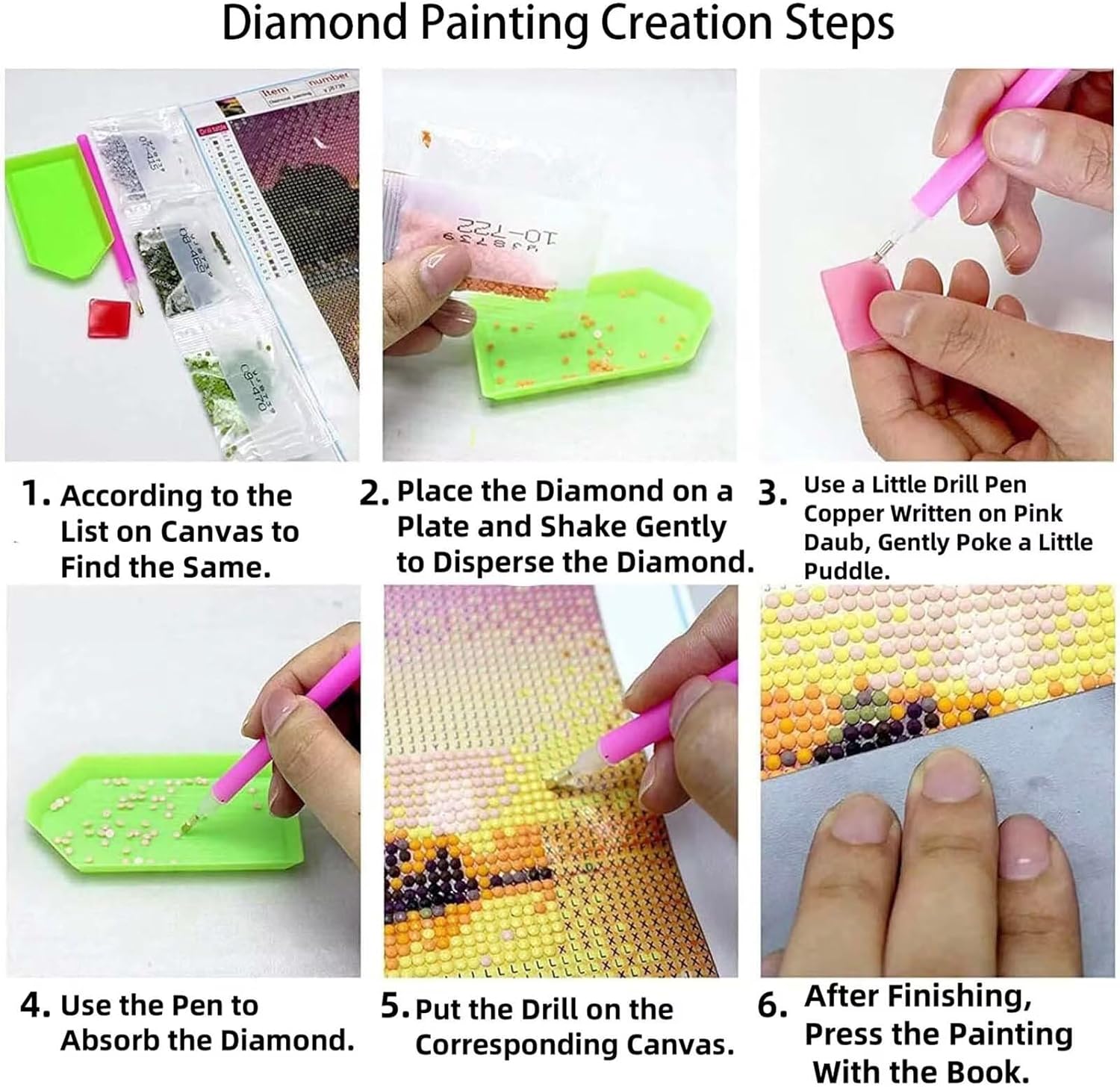 Woman Diamond Art Kits for Adults, Dancers Diamond Painting Large 16x12 Inches, 5D DIY Gem Art Crafts for Adults Mosaic Kits, Full Drill Round Dimond Dots Crystal Paintings for Home Decor -zjn25011SJ