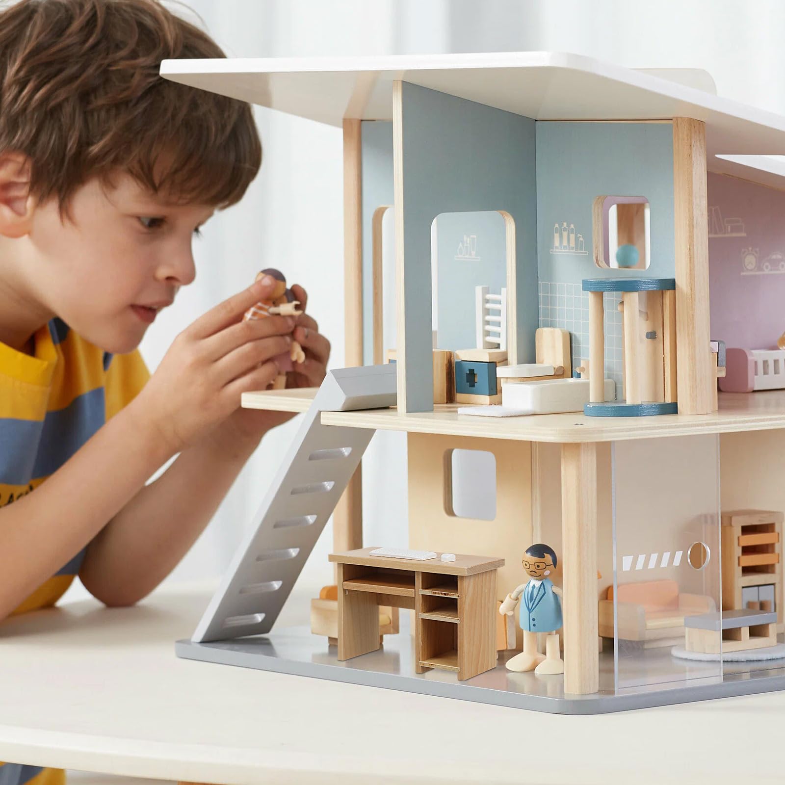 TOYANDONA 1 Set Miniatuur Bureau En Boek