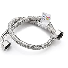500mm 1/2" x 1/2" Elbow Flexi Pipe 2 Lengths | WRAS Approved