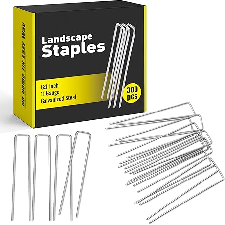 HongWay 120 Pack 6-Inch Yard Staples: Your Garden's Unsung Heroes