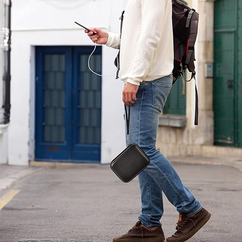 Miniatura 7 de Funda compatible con LaCie Rugged Mini 1TB 2TB 4TB 5TB Disco duro externo HDD portátil, soporte de almacenamiento para discos duros para Mac y PC y