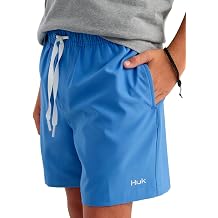 HUK Kids' Pursuit Volley, Quick-Dry Fishing Shorts for Kids