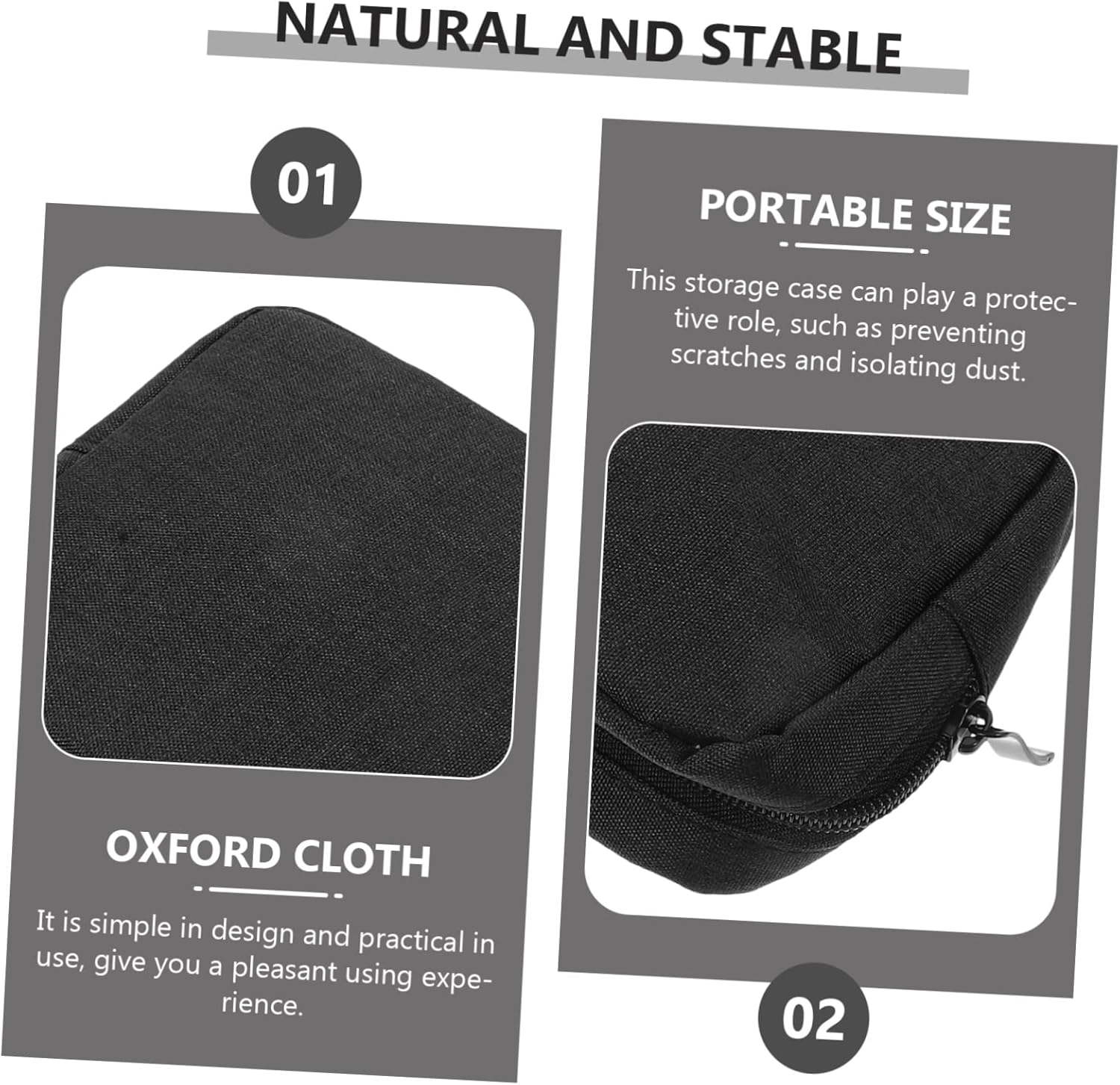 TEHAUX 4pcs Electronics Travel Organizer Purse Storage Organizer Bag Protects Digital Accessories Cable Case Charger Bag