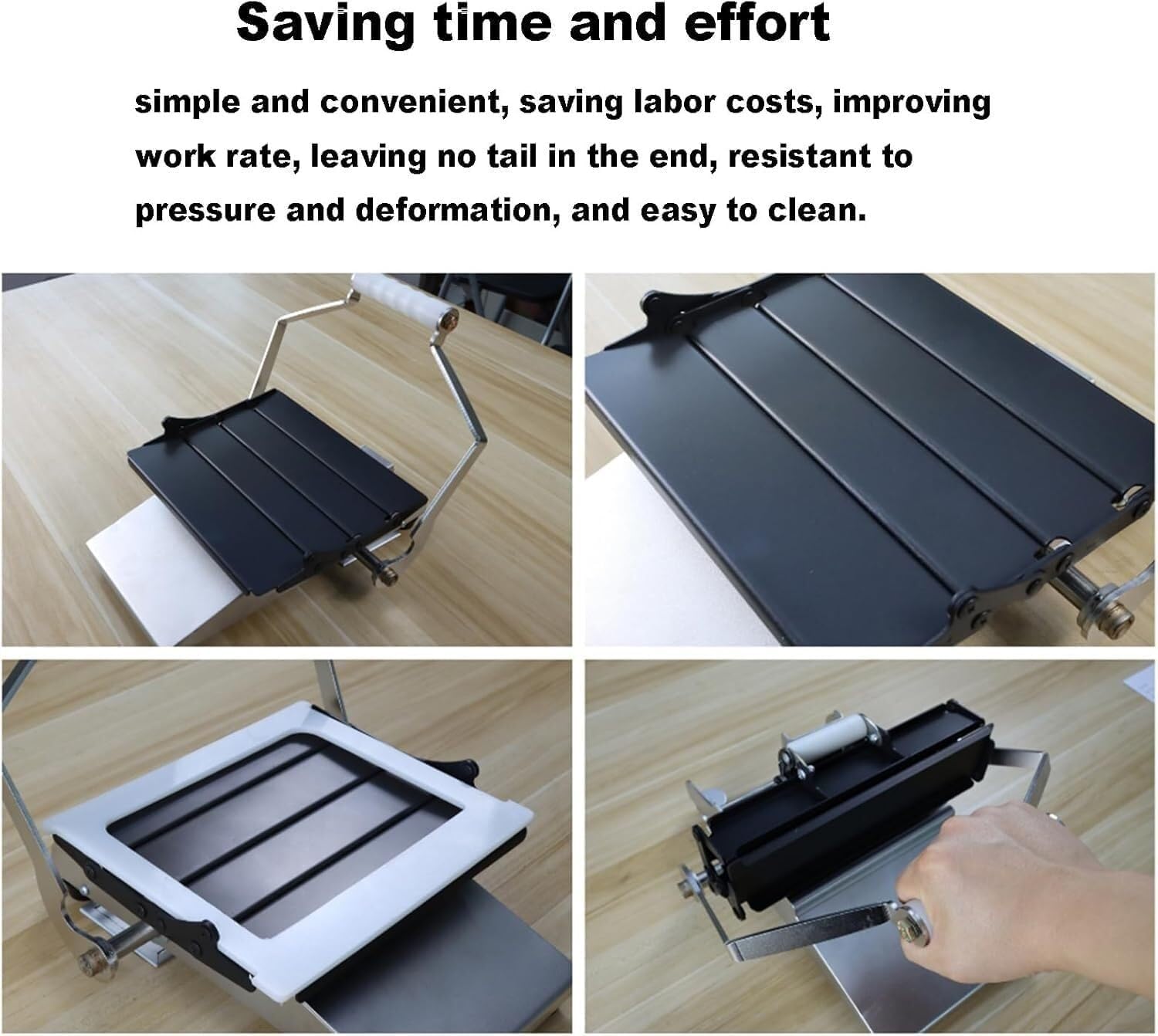 Sushi Machine, Manual Square Sushi Roll Machine, DIY Sushi Roll Machine, Labor-Saving and Efficient, Stainless Steel Material, for Making Sushi Rolls,45mm