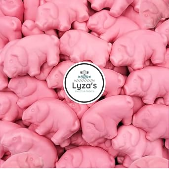 Gummy Piglets 2.2 LB - Raspberry Flavored Pink Piglet Gummies - One Bulk Bag