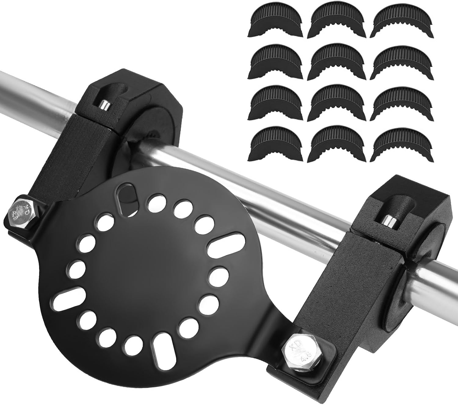 JERBOR Upgraded UTV ATV Gas Can Mount Fit for Rotopax, Oil Tank Mounting Holder Fit for Polaris for Pioneer for Can Am Commander Talon for CFMOTO, Fit for 1''-2'' Roll Cages and Most of Gasoline Pack