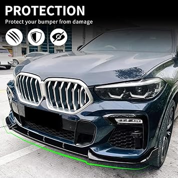 G06 Front Lip Fits for BMW 2019-2023 X6 G06 M-Sport Pre-lci