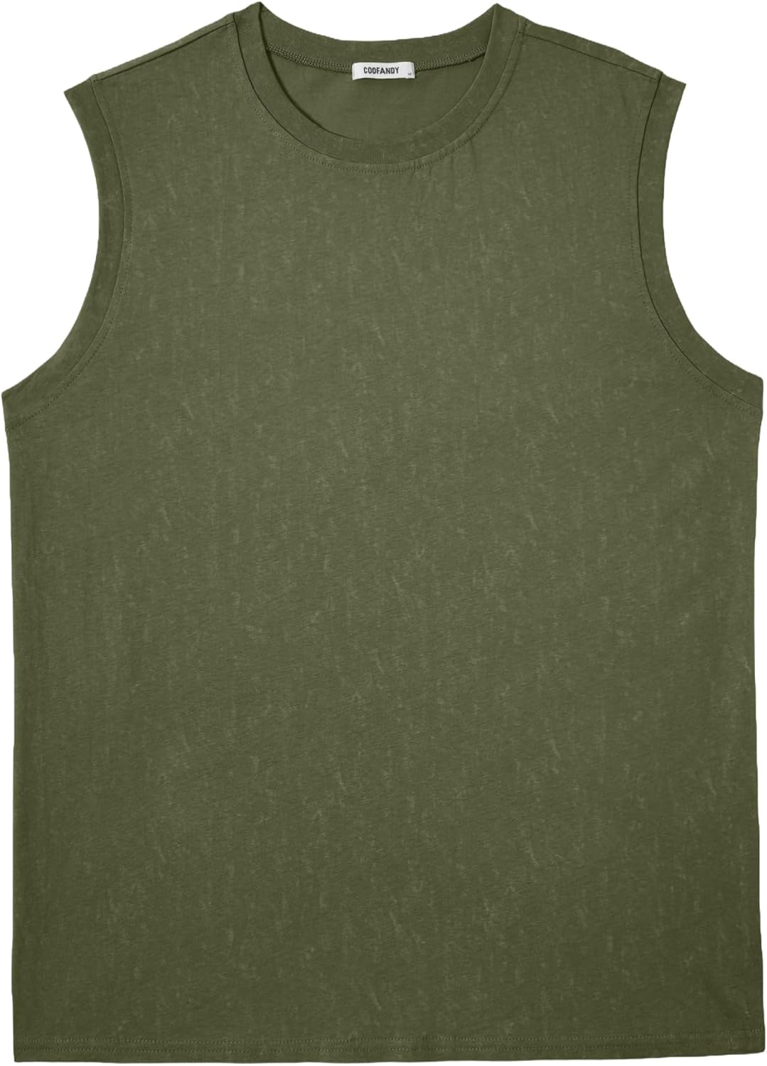 COOFANDY Men's Sleeveless Shirts Cotton Workout Tank Tops Casual Muscle Washed T Shirt Summer Beach Tee Loose Fit - Image 6