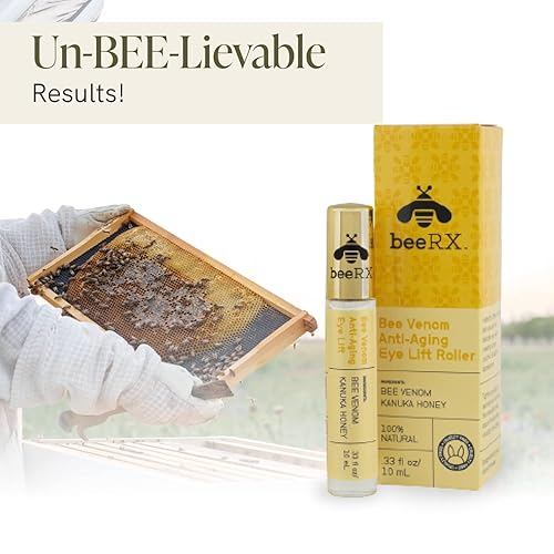 Miniatura 2 de Bee Rx Rodillo antienvejecimiento de ojos con miel Kanuka - Crema de ojos reafirmante instantánea para arrugas suero bajo los ojos de línea fina