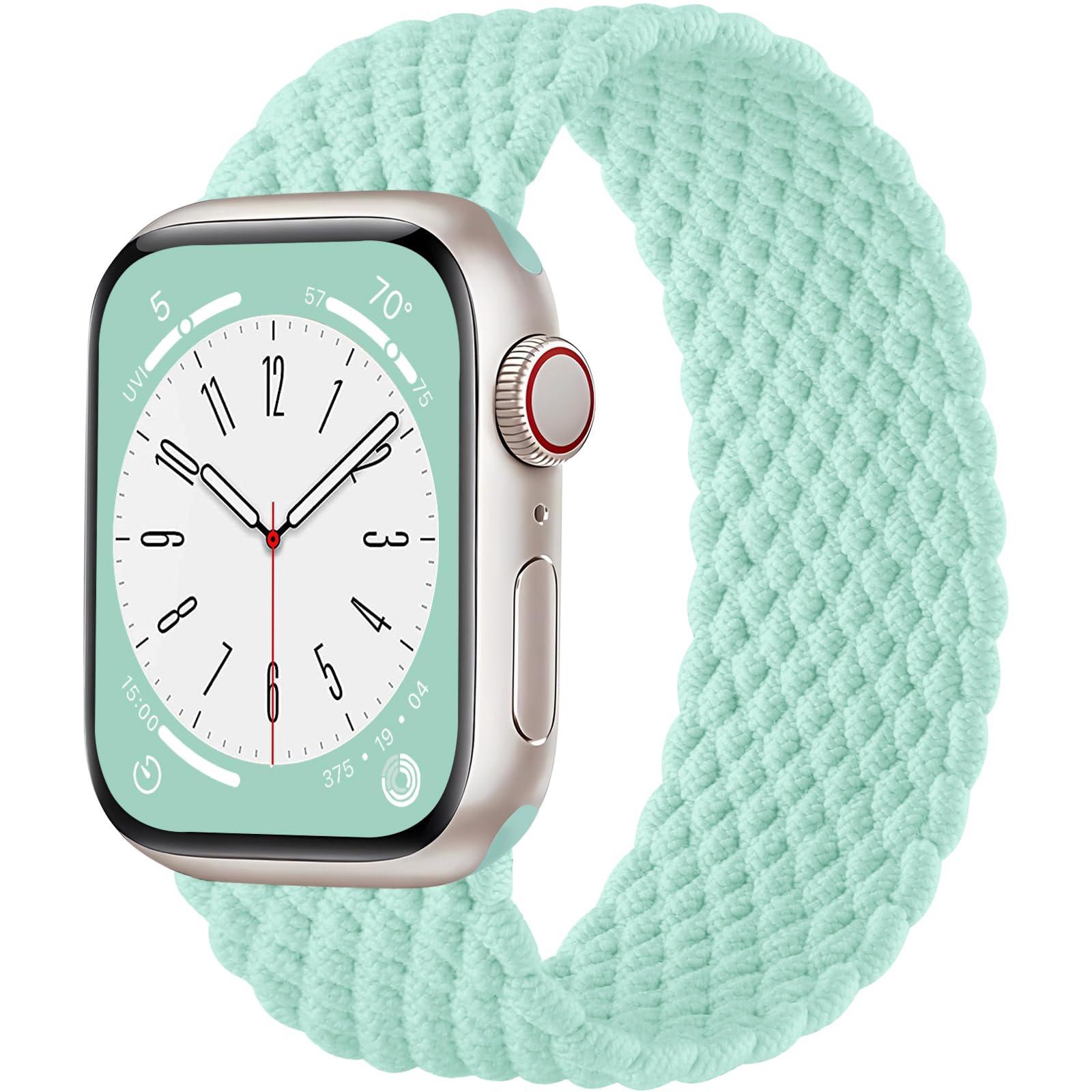 Zedoli Braided Solo Loop Bands Compatible with Apple Watch Band 38mm 40mm 41mm 42mm 44mm 45mm 46mm 49mm Women Men, Stretchy Nylon Sport Elastic Strap for iWatch Series 11 10 9 8 7 6 5 4 3 2 1 SE Ultra — view 16