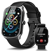 Smartwatch Uomo Donna, Schermo Curvo HD da 1,95'' Orologio Smartwatch con Effettua/Risposta Chiamate