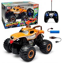 VARDEM Uzaktan Kumandal  Full Fonksiyon  arjl  Monster Jeep, Off-Road B y k Tekerlekli RC Ara , USB  arj Kablolu, Kumandal  Monster Truck Oyuncak - JY-1003-04-07-08 TURUNCU