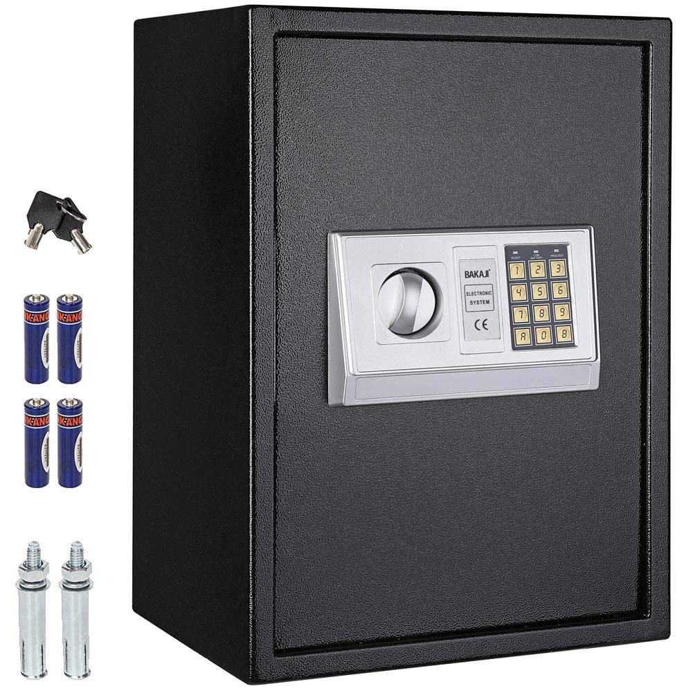 Cassaforte Mobile HMF Con Serratura Elettronica - 50x35x31 Cm, Antracite, Per Oggetti Di Valore - Foto 10