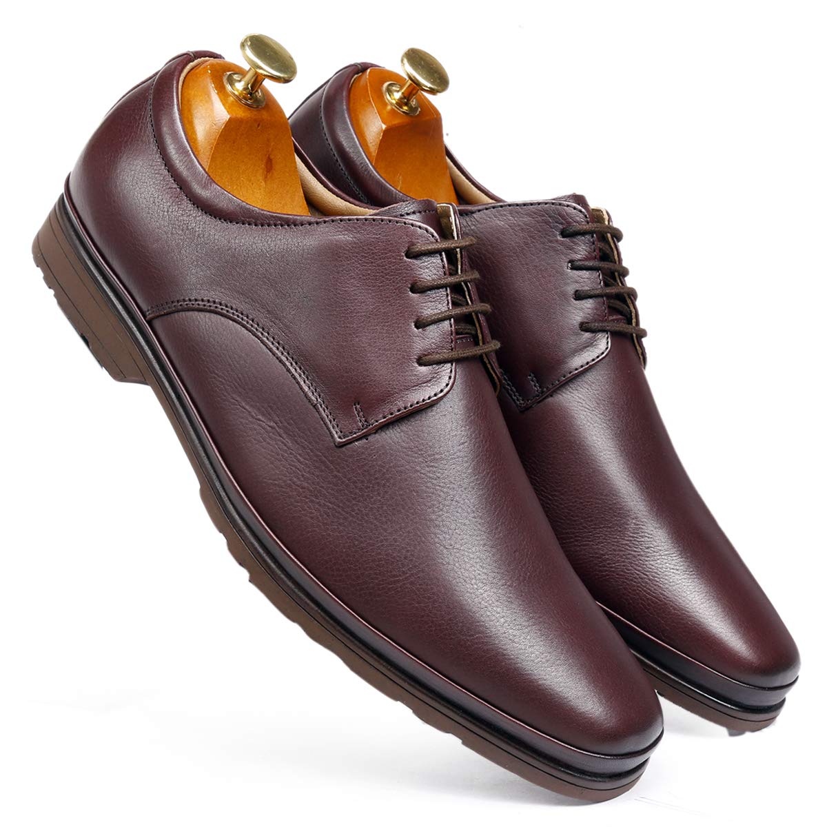 one8 Select by Virat Kohli Mens Achiever Collection Genuine Cherry Derby Shoes - UK 6 (B08614JRPS) Amazon Price History, Amazon Price Tracker