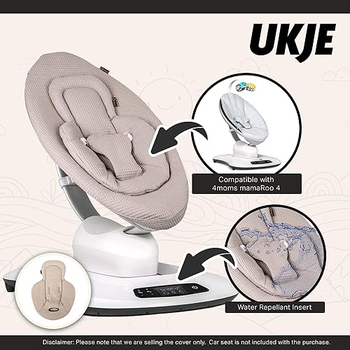 Miniatura 4 de Ukje  Inserto para bebés 4moms mamaRoo 4 y rockaRoo  Diseño reversible  Muchos colores  Hecho a mano en Europa  Compatible con inserto para recién