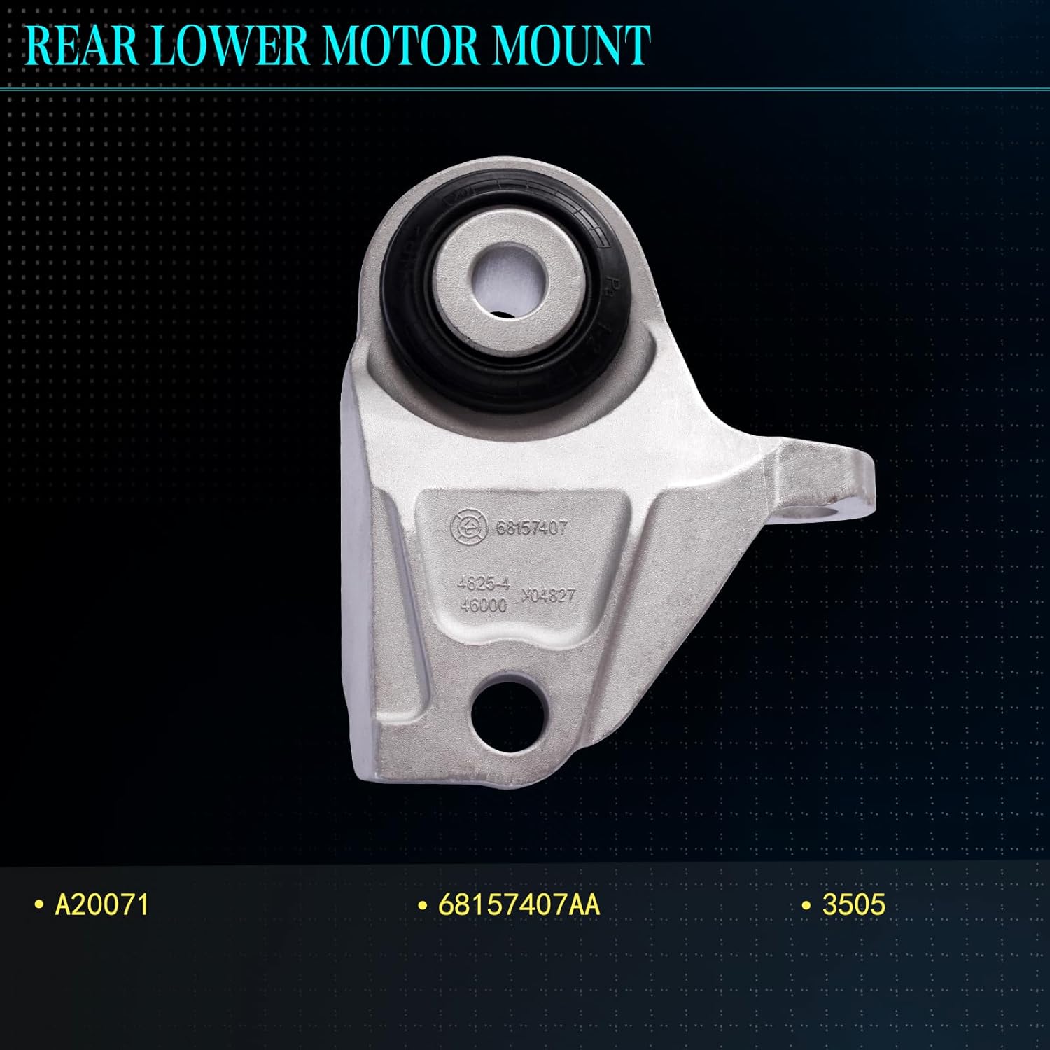SHERXINBO Set of 4 Engine Motor Mount Compatible with 14-21 Promaster 1500 2500 3500 3.6L V6 Replace for A5938 A20071 A5879 A20080
