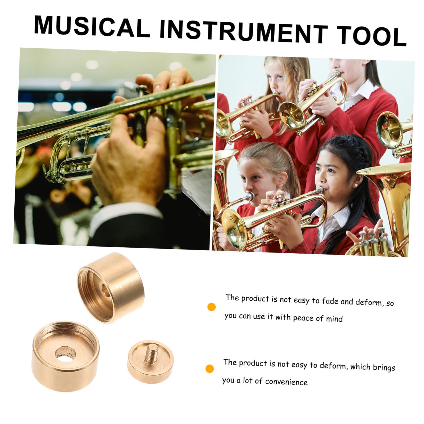 1set Pulsanti Per Tromba Accessori Musicali Compatti e Resistenti Facili Da Trasportare e Manutenere