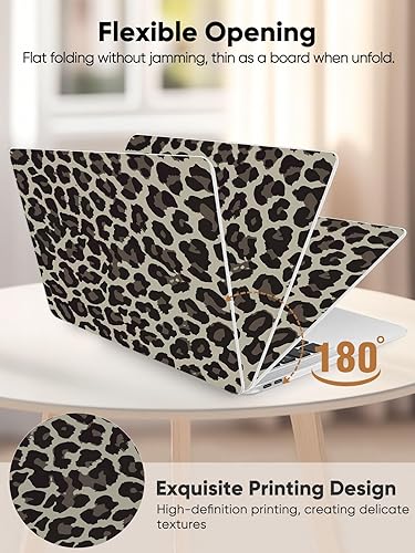 Miniatura 38 de Seorsok Funda compatible con MacBook Air de 15 pulgadas 2023 2024 Release M3 A3114 M2 A2941 con pantalla de retina líquida Touch ID, funda rígida