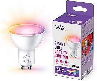 WiZ Tunable White and Colour LED Spot GU10 (345 lm), 50 W, Pack of 1, Plastic Spot with 16 Million Colours or Warm to Cool…