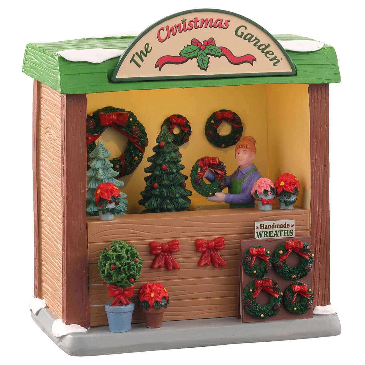 The Christmas Garden Lemax regalo de navidad original para entusiastas de las maquetas de pueblos