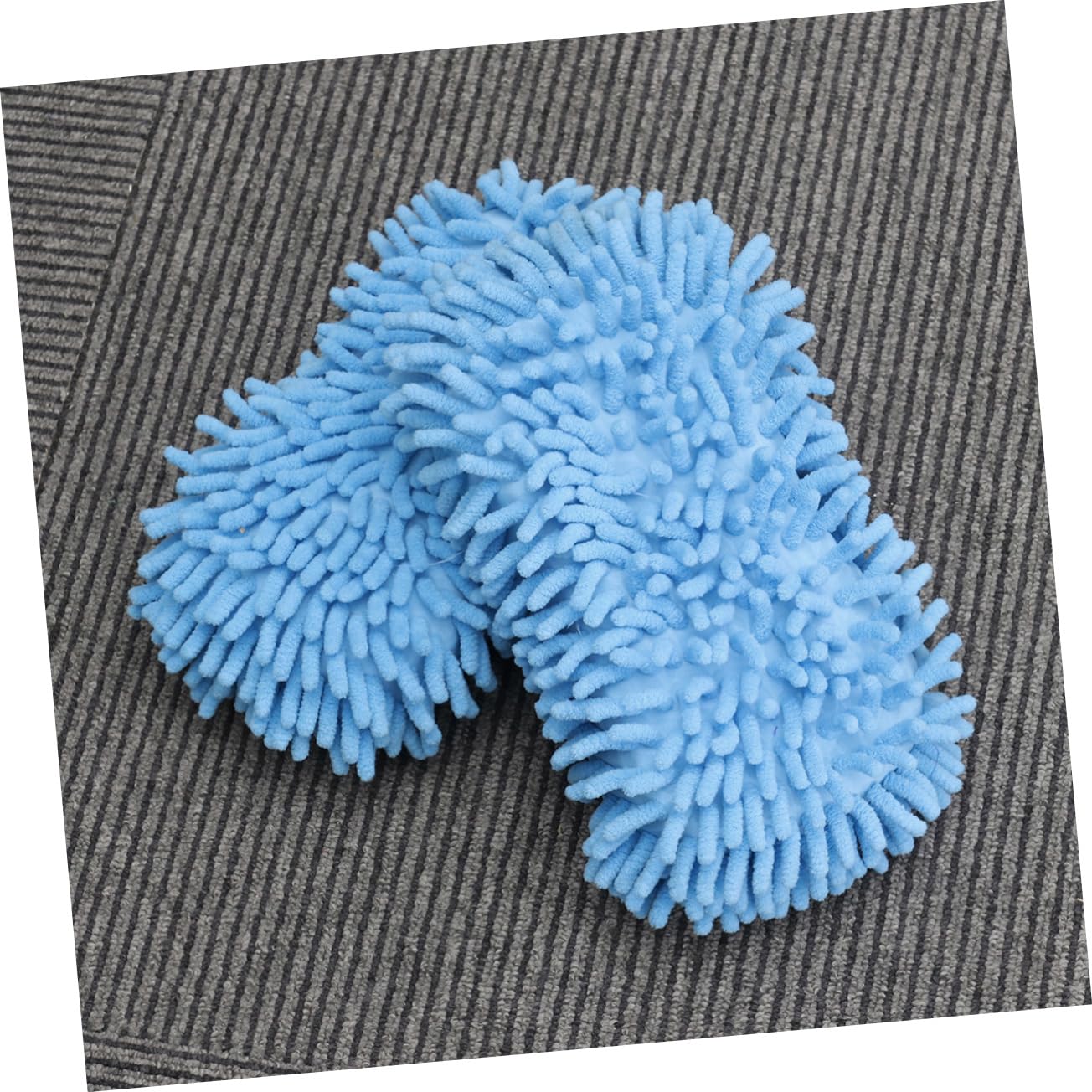 Gatuida 6piezas Guantes De Limpieza De Auto De Microfibra Chenille De Color Azul para Cuidado De Vehículos Sin Rayones Absorbentes y Multifuncionales