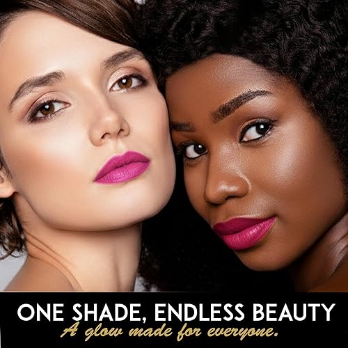 Miniatura 21 de L'Paige LBR - Lápiz labial marrón que cambia de color A base de aloe vera, de larga duración, hidratante Acabado satinado de frambuesa a rojo