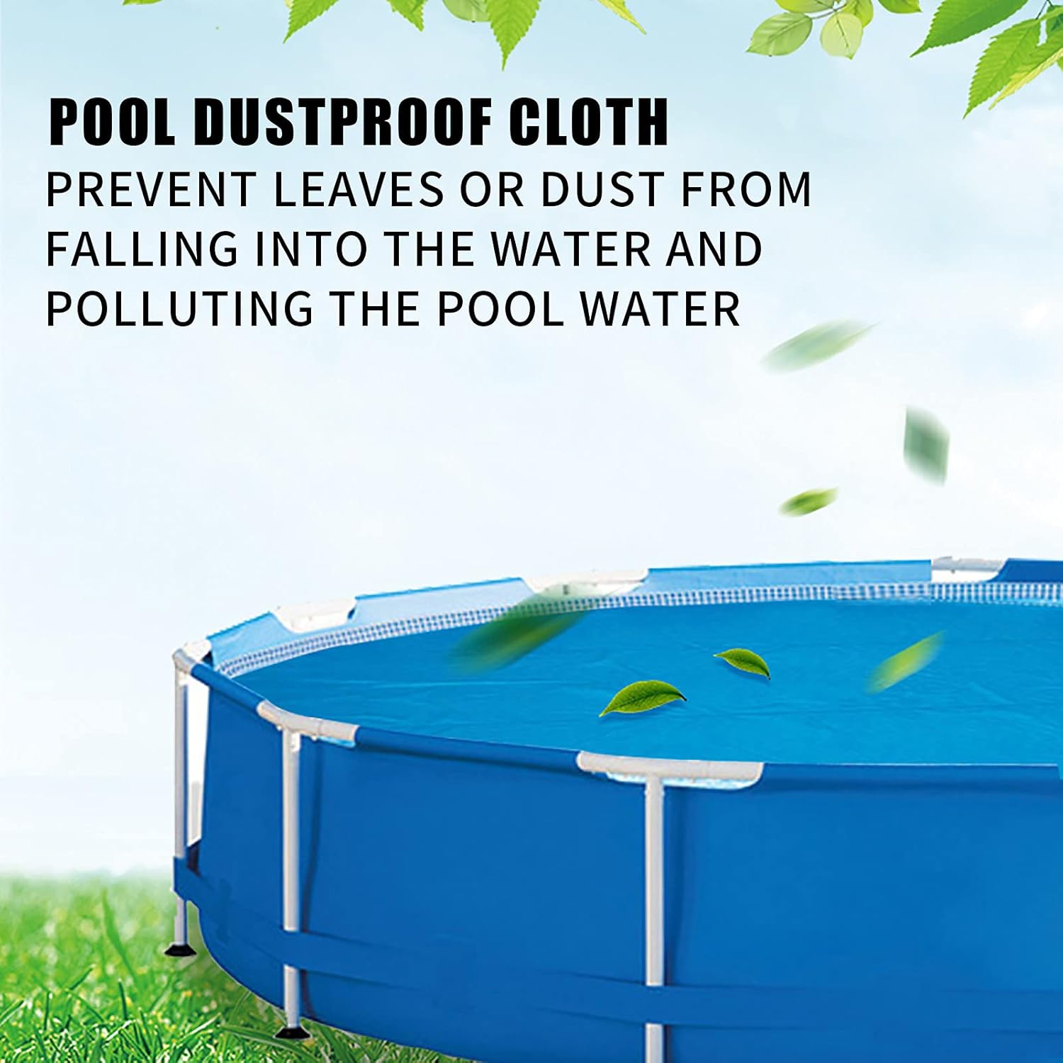 5 6 8 ft Round Solar Pool Cover for Diameter Round Easy Set and Frame Cover Pools Round Inflatable Pool In-Ground Round Pool Cover Pool Blanket Covers for Reduce Water Evaporation (5 ft)