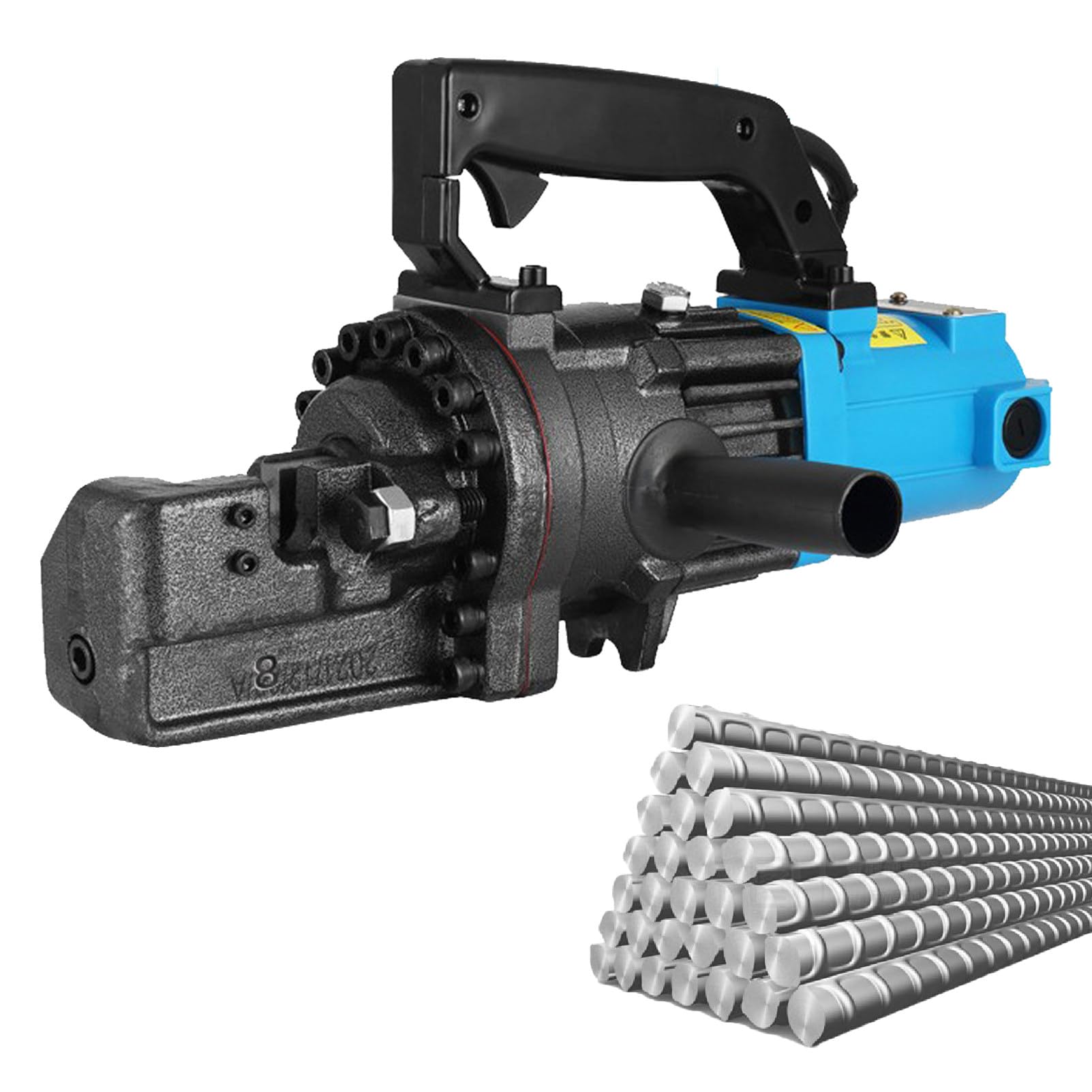 Cortadora De Varillas De Refuerzo HidráUlica EléCtrica PortáTil De 1300 W, hasta 4 A 25 Mm En 2,5 Segundos, Acero De Alta Potencia,para Varillas Corrugadas RC-22