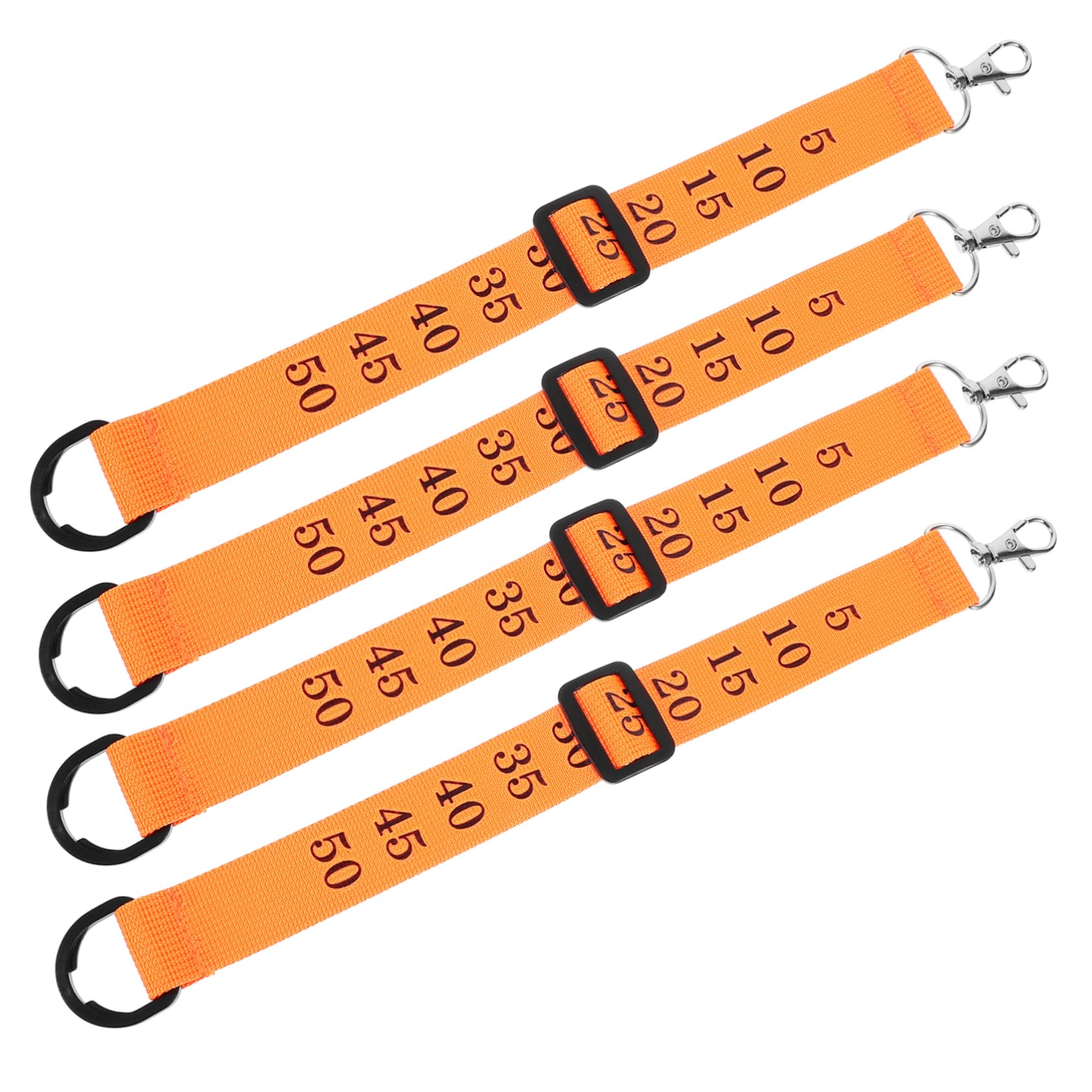 BESPORTBLE Fußball-down-anzeige Bastelzeug Trainingsgeräte Fussball Accessoires Fußball-Trikot Schiedsrichter Nummeriertes Band Nummerierter Kettenclip Legierung Orange