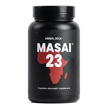 Herbal Deck Masai-23 Herbal Powder | Blend of 20+ African Herbs | Supports Overall Growth & Wellness | 150g (Pack of 1)