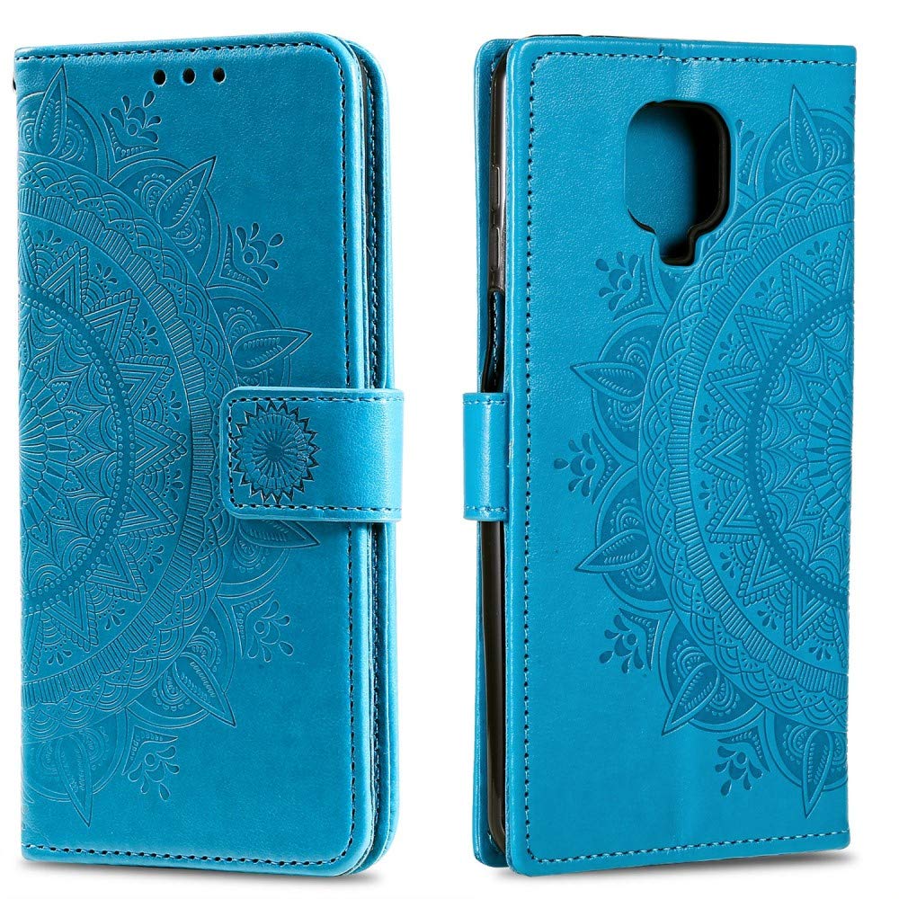 CASEONJAN Cover per Xiaomi Redmi Note 9 Pro/Redmi Note 9S, Custodia a Portafoglio Cover a