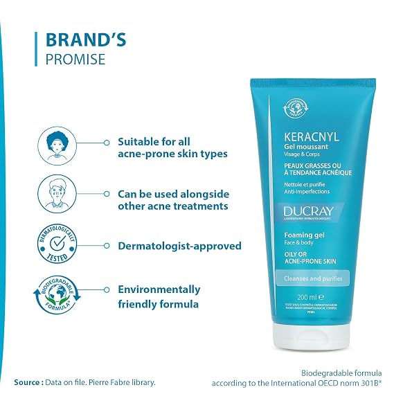 Ducray Keracnyl Gel Moussant