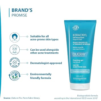 Ducray Keracnyl Gel Moussant