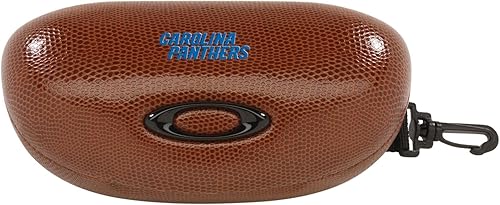 Oakley NFL Collection - Estuche para lentes de sol de fútbol americano para adultos Carolina Panthers Marrón