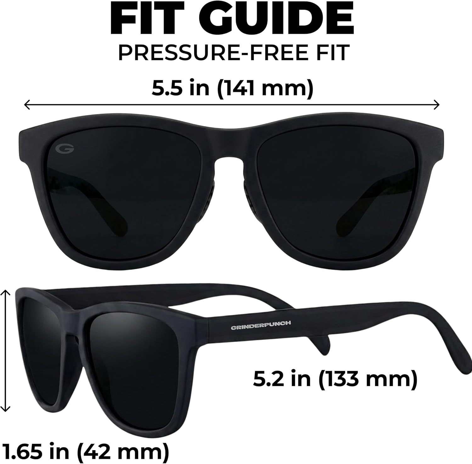 grinderPUNCH Polarized Running Sunglasses Men Women Sport Golf No Slip image 5