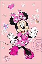 hermet Minnie Mouse Soft Blanket, Soft and Warm Sofa Blanket, 100 x 150 cm, Coral Bed Blanket