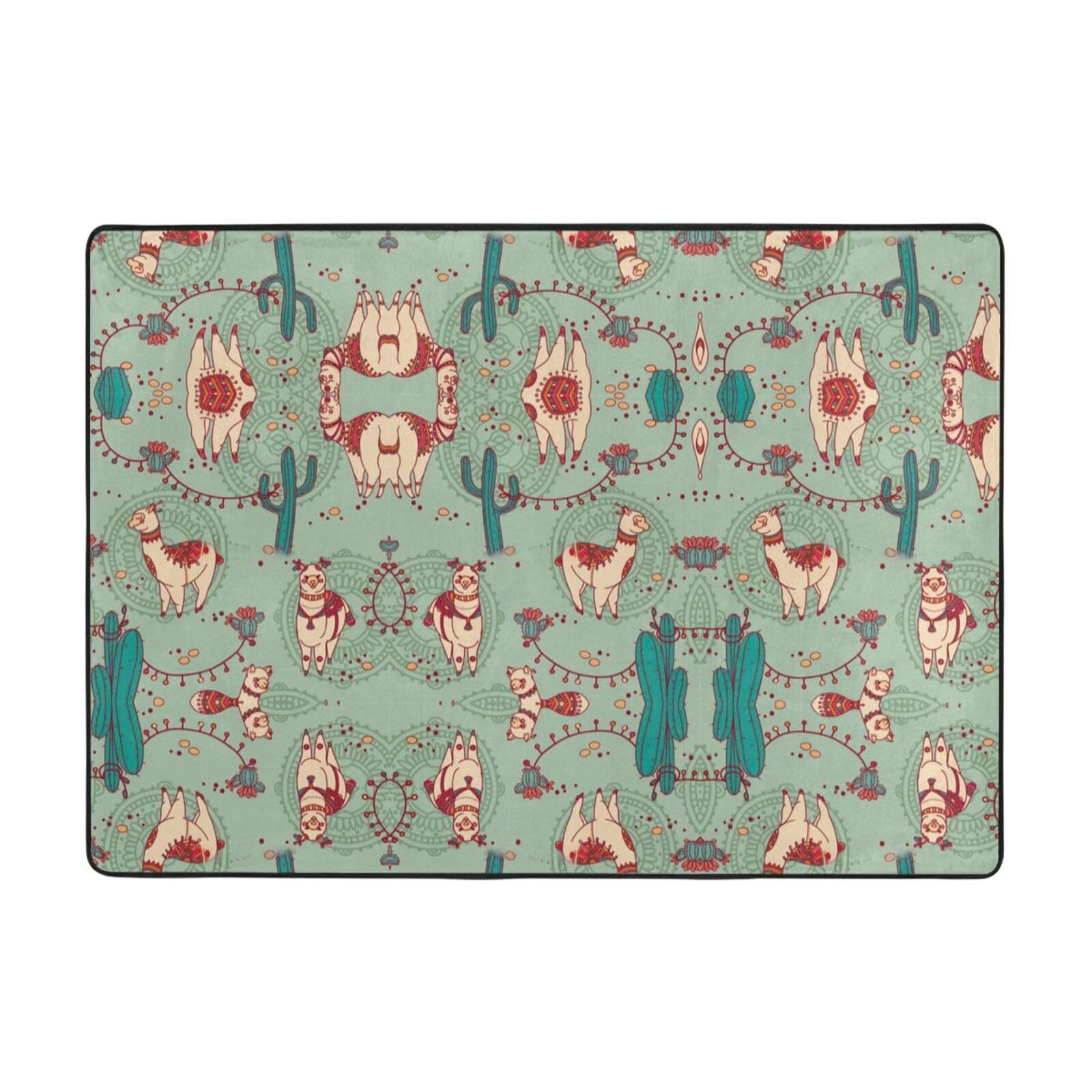 Tapis lamas 203x147 cm pour créer une atmosphère joyeuse en famille