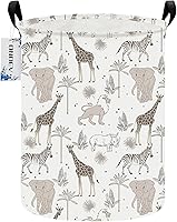 Vista 15 de Contenedor redondo de tela para almacenamiento, cesta decorativa, cesta organizadora con asas, para almacenamiento de ropa, libros y artículos