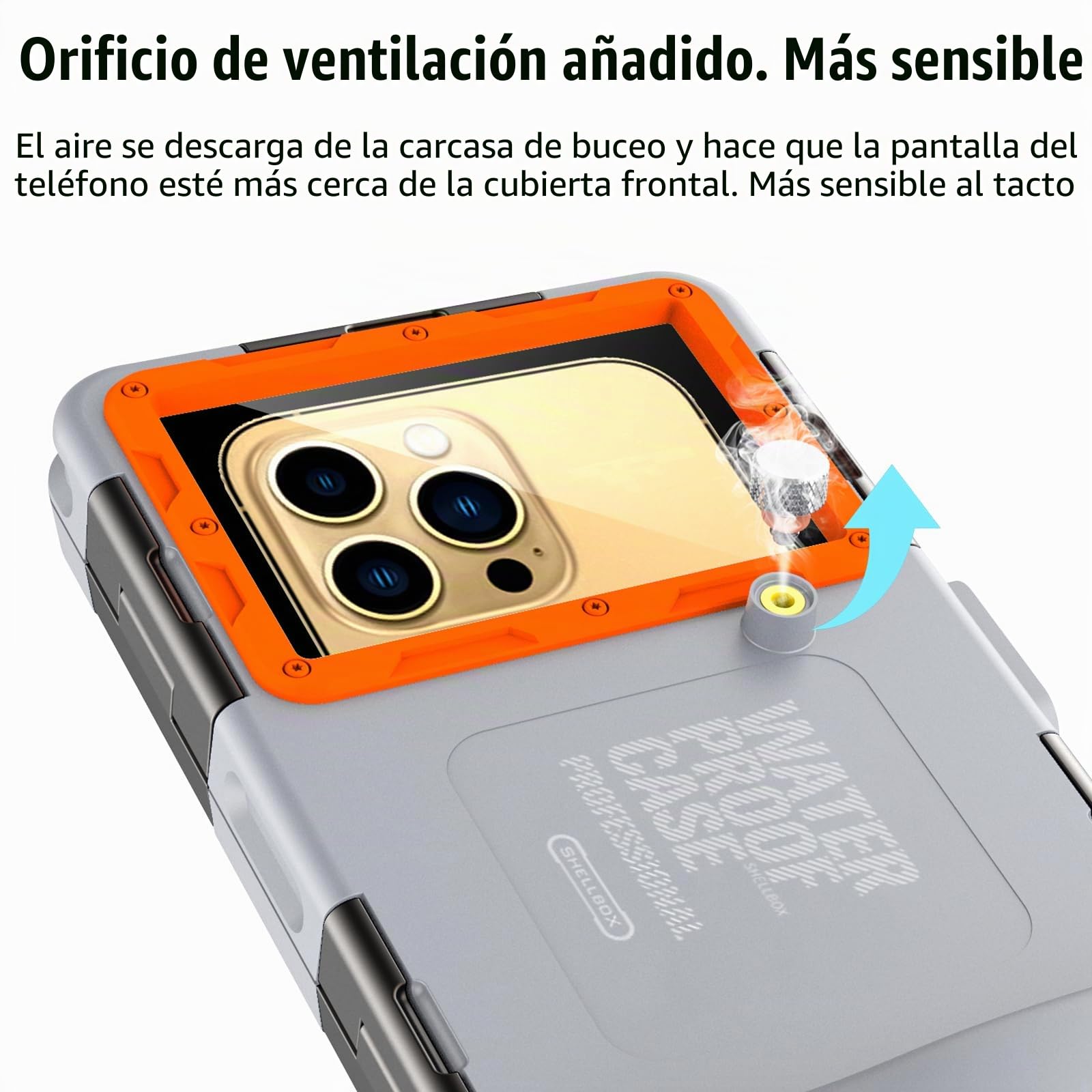 Funda Impermeable Móvil IPX8 15M Bolsa para Móvil Estanca a Prueba de Agua Compatible para iPhone 17 Pro 17 Air 17 Pro MAX 16 15 14 13 Pro MAX 16 15 14 Pro Samsung S25 S24 S23 Ultra