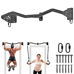 Kipika Wall Mounted Pull Up Bar - Heavy Duty 450 LB Capacity Doorway Chin Up Bar for Home