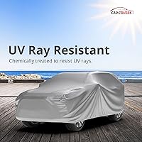 Vista 5 de Compatible con funda impermeable para SUV Mercedes-Benz G550 2012, exterior e interior, agua, nieve, sol, forro polar, incluye cierre de cable