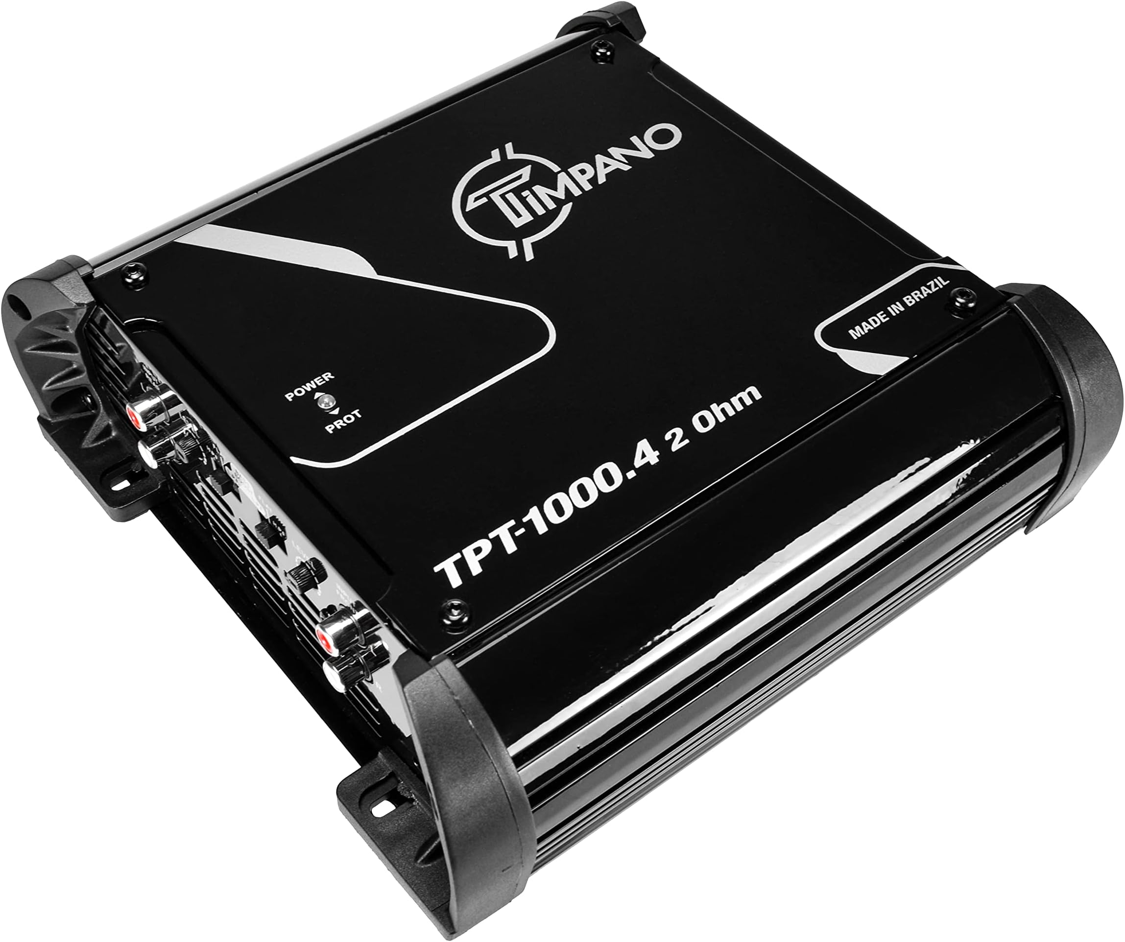 TPT-1000.4 Compact 4 Channel Car Audio Amplifier – 4 x 260 Watts at 2 Ohms – High Power Stereo 12 Volts Full Range Class D Amp Bridgeable
