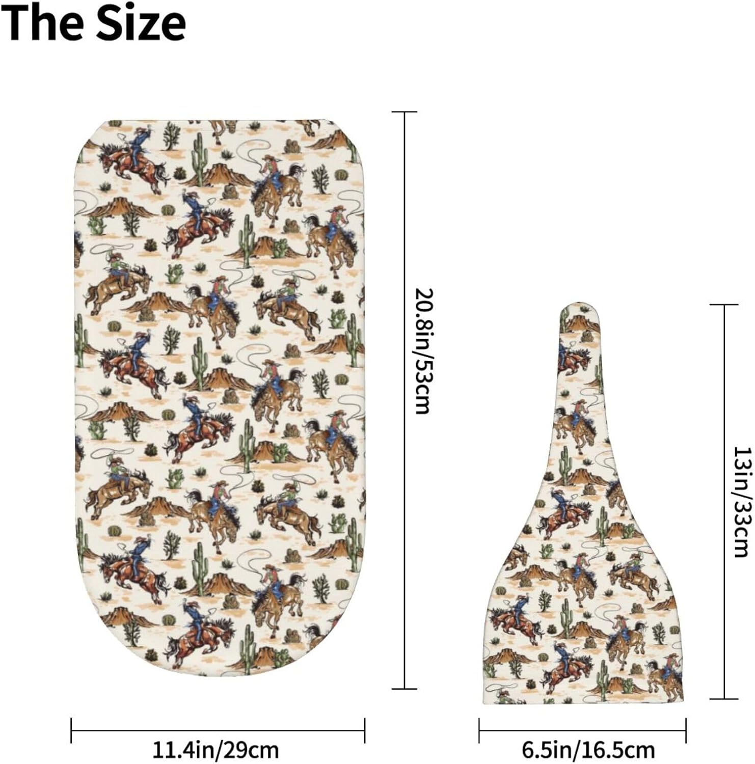 Western Cowboy Cactus Newborn Swaddle Blanket Baby Stuff Baby Swaddling Blanket with Beanie Set Soft Sleeping Sack for Unisex Girls Boys - Image 6