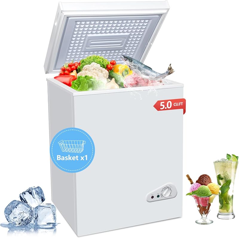 Iorbur FLG-80Q 5 cu ft Compact Freezer White — 1 of 7