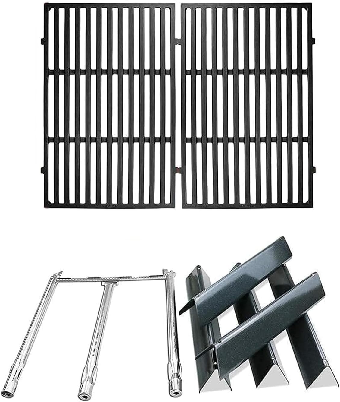 Uniflasy Grill Grates, Flaovrizer Bars, Grill Burner for Weber Spirit 300 Series, Weber Spirit E310, E320, E330, S310, S320, S330, Weber Spirit 300 Grill Parts, 7636, 69787, 7638