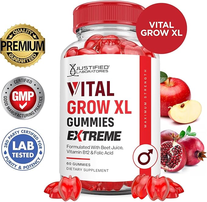 Justified Laboratories Vital Grow XL Extreme 2000MG Gomitas miniatura 3