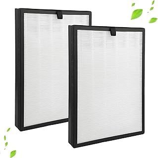 Puroair 400 Replacement Filter for Puro 400 Air Purifier, 3-in-1 Filtration System with Activated Carbon Filter, 3-in-1 True HEPA 14 Replacement Filters Captures Air Pollutants, Smoke, Dust, 2 Pack
