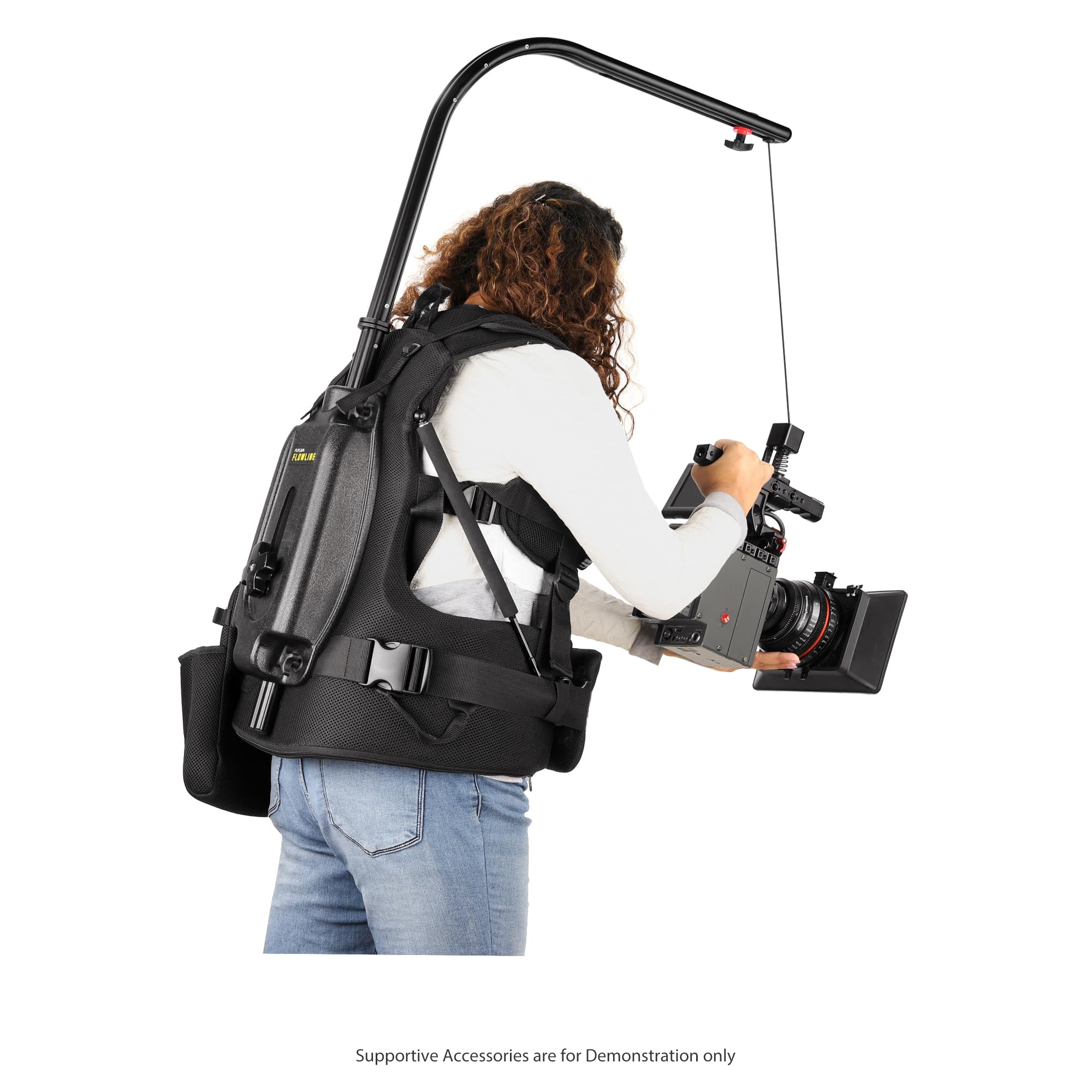 FLYCAM Starter Female Flowline-01 Body Support Rig für Kamera & Gimbals (X-Large/XX-Large) 180° Top Bar Rotation & 3-7.5kg / 6-16lb Payload