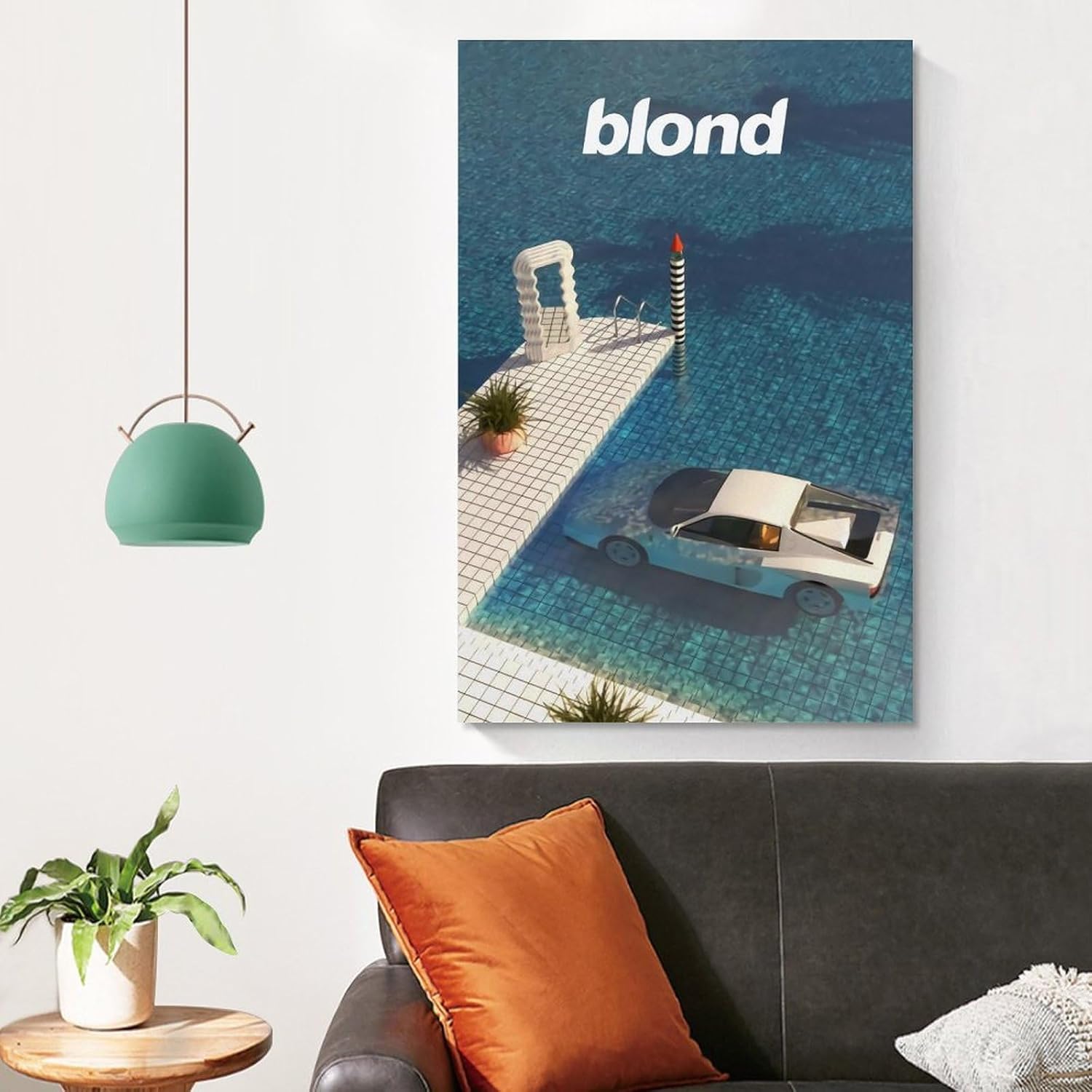 KJV Frank Ocean Blond Rap Music Star Rapper Art Poster Poster Art Decor Painting Aesthetic Wall Art Canvas for Bedroom Decor (Unframe-style 2, 16x24inch(40x60cm)) image 4