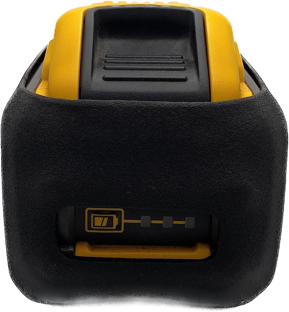 Protoco JB-80 Black Protective Cover Compatible With Dewalt 9.0 Flex DCB609 Battery